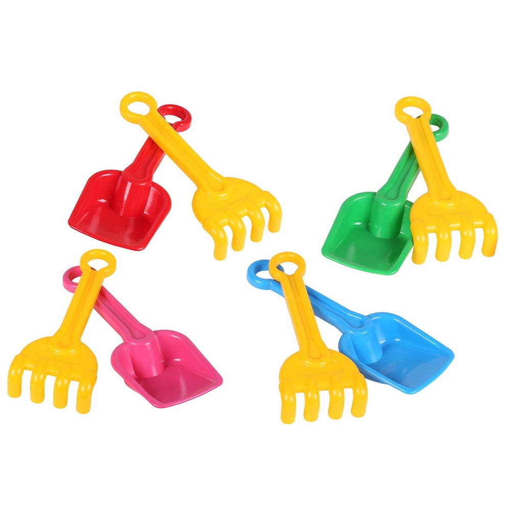 Фото, Відеоогляди іграшка набір "лопатка + грабельки б технок", арт.1363