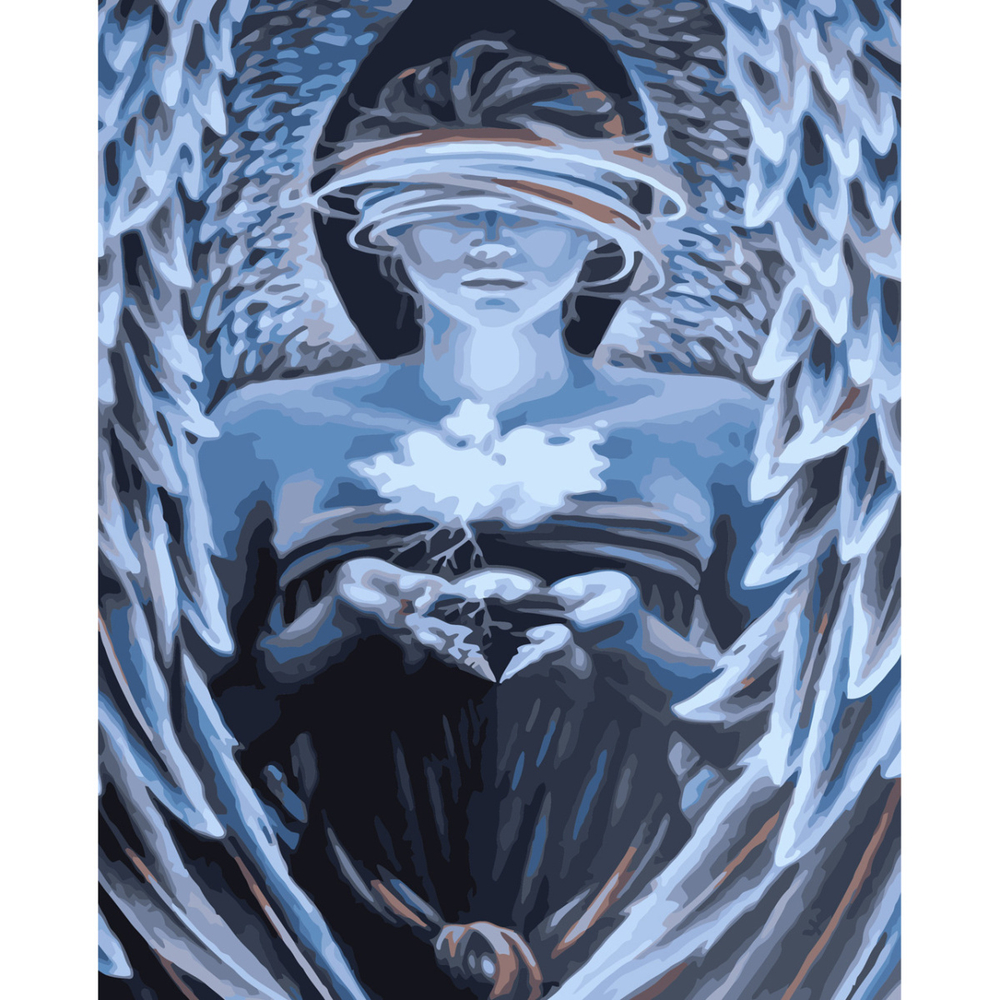 Фото, Відеоогляди картина за номерами strateg преміум глибини душі з лаком розміром 30х40 см (ss-6497)