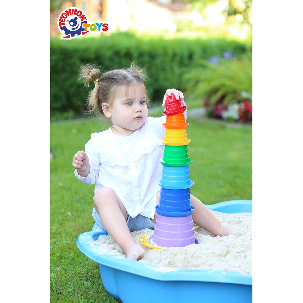 Фото, Видеообзоры іграшка пірамідка "сомбреро 3 технок", арт.2704