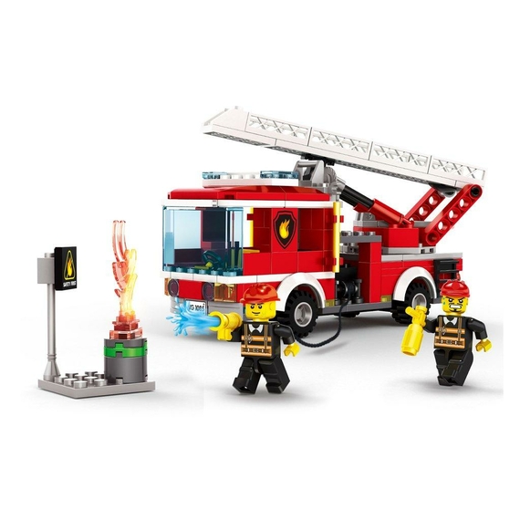 Конструктор Пожарная машина 249 деталей Wange 2625