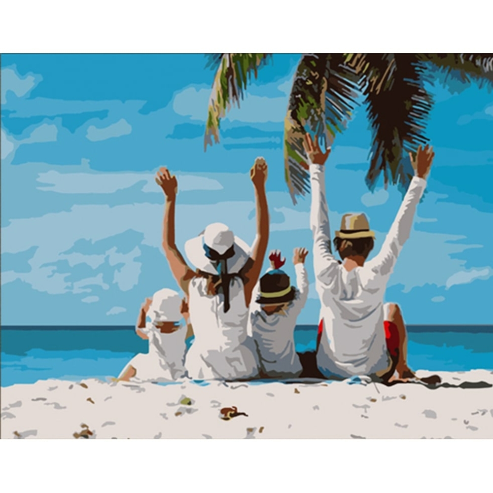 Фото, Відеоогляди картина за номерами strateg преміум сімейний відпочинок розміром 40х50 см (hh003)