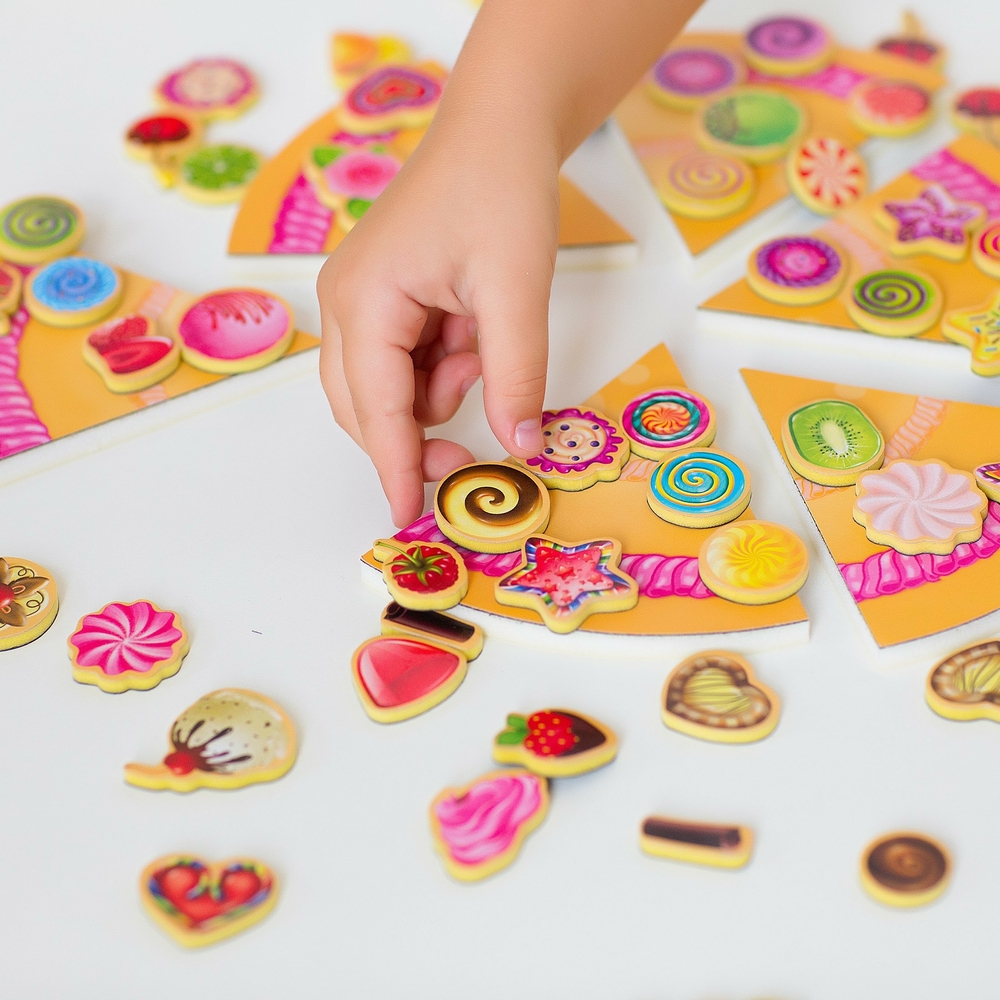 Фото, Видеообзоры гра магнітна «торт» vt3004-01