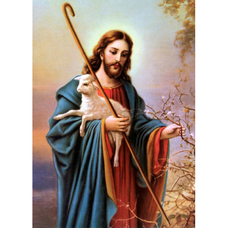 Алмазна мозаїка Strateg ПРЕМІУМ Ісус Христос пастир без підрамника розміром 30х40 см (JSDF79548) Алмазна мозаїка Strateg ПРЕМІУМ Ісус Христос пастир без підрамника розміром 30х40 см (JSDF79548)