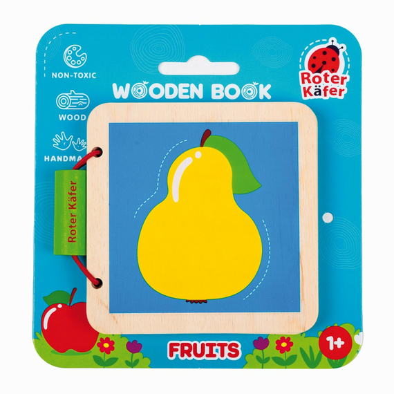 Дерев'яна книжечка «Фрукти» RW3035