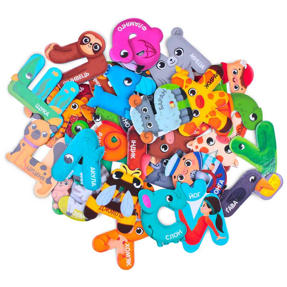 Фото, Видеообзоры гра розвиваюча vladi toys магнітна. диво-букви. абетка. vt5411-18