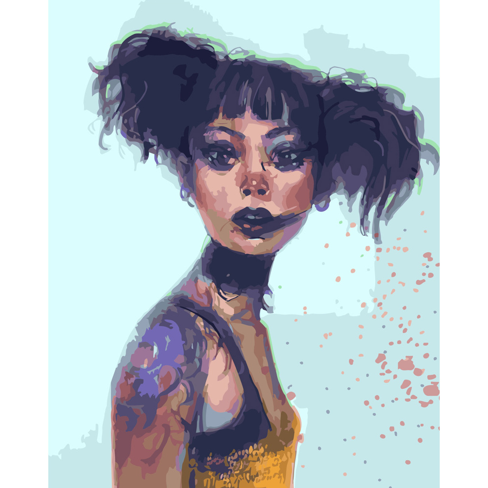 Фото, Видеообзоры картина за номерами strateg преміум відчай розміром 40х50 см (gs343)