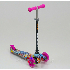 Самокат 1295 MINI Scooter 3 колеса трубка алюмінієва