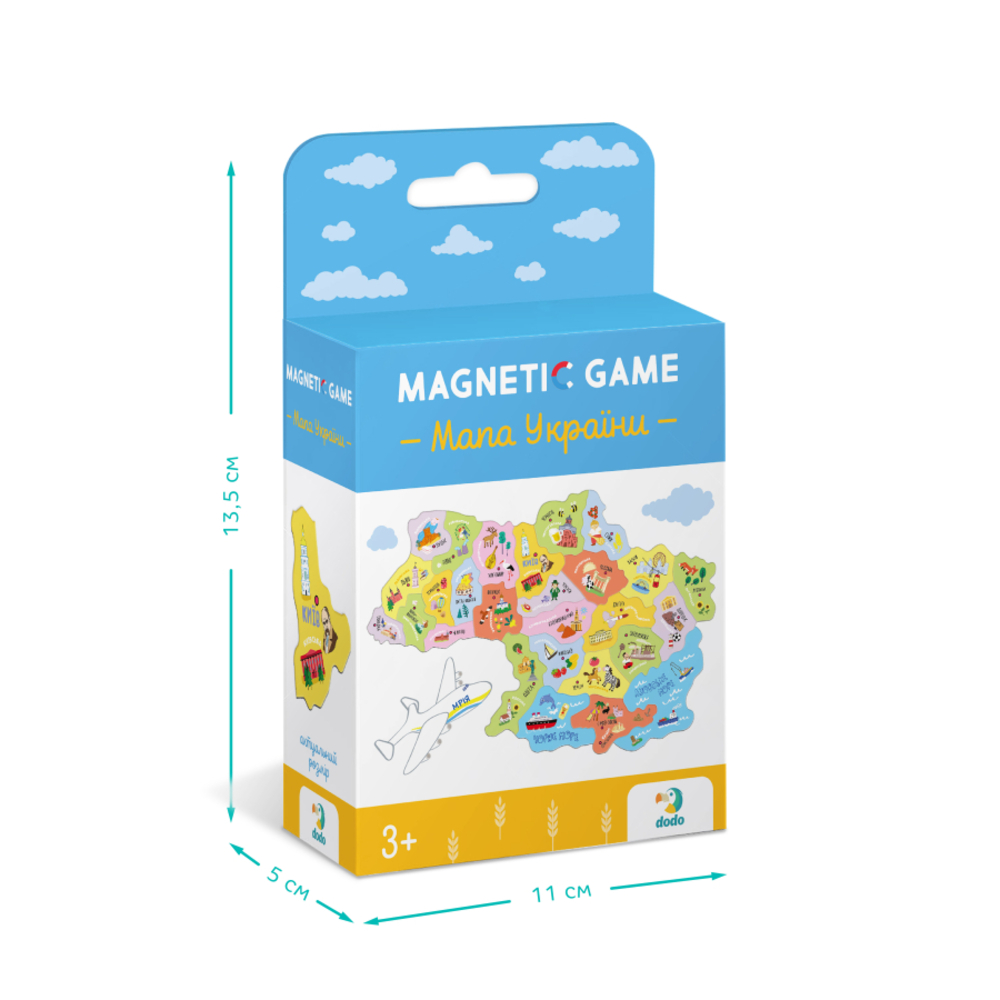 Фото, Видеообзоры пазл dodo магнітна мапа україни