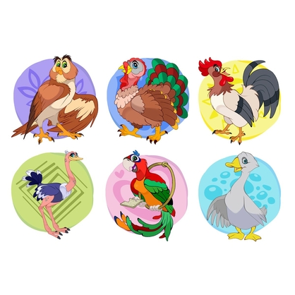 Фото, Видеообзоры іграшка кубики "птахи технок", арт.1875