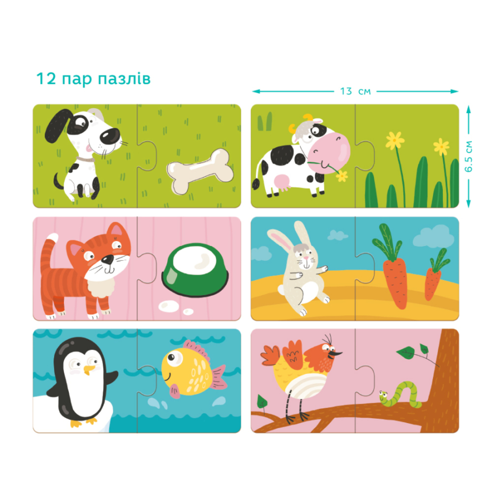 Фото, Відеоогляди пазл dodo хто що їсть