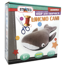 Набір для творчості Strateg шиємо самі Кит українською (іп-04)