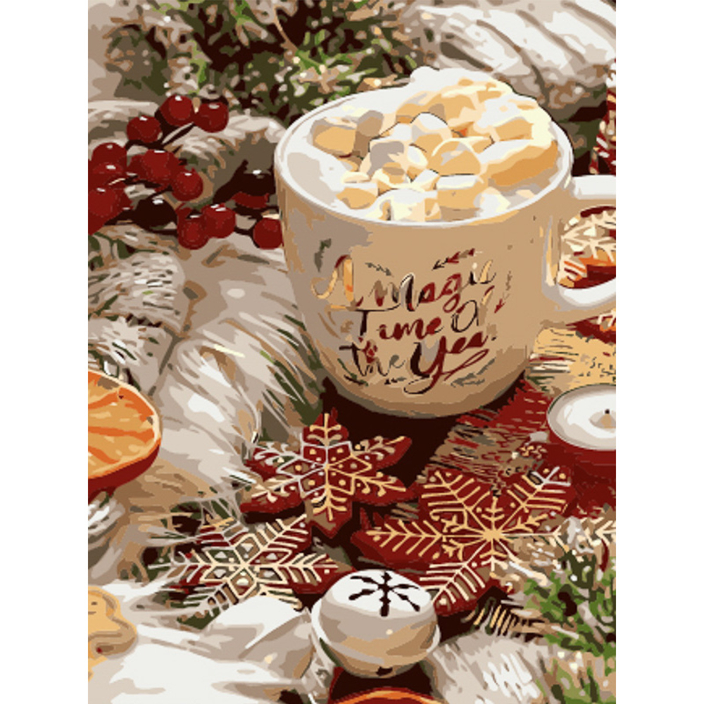 Фото, Відеоогляди картина за номерами strateg преміум мармелад розміром 30х40 см (ss6837)