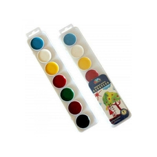 Акварель мед.н/сух.7 кол.без пенз