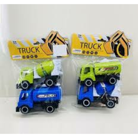 Набір машин 189106 (168/2) 2 машинки, інерційний механізм, рухливі елементи, в пакеті