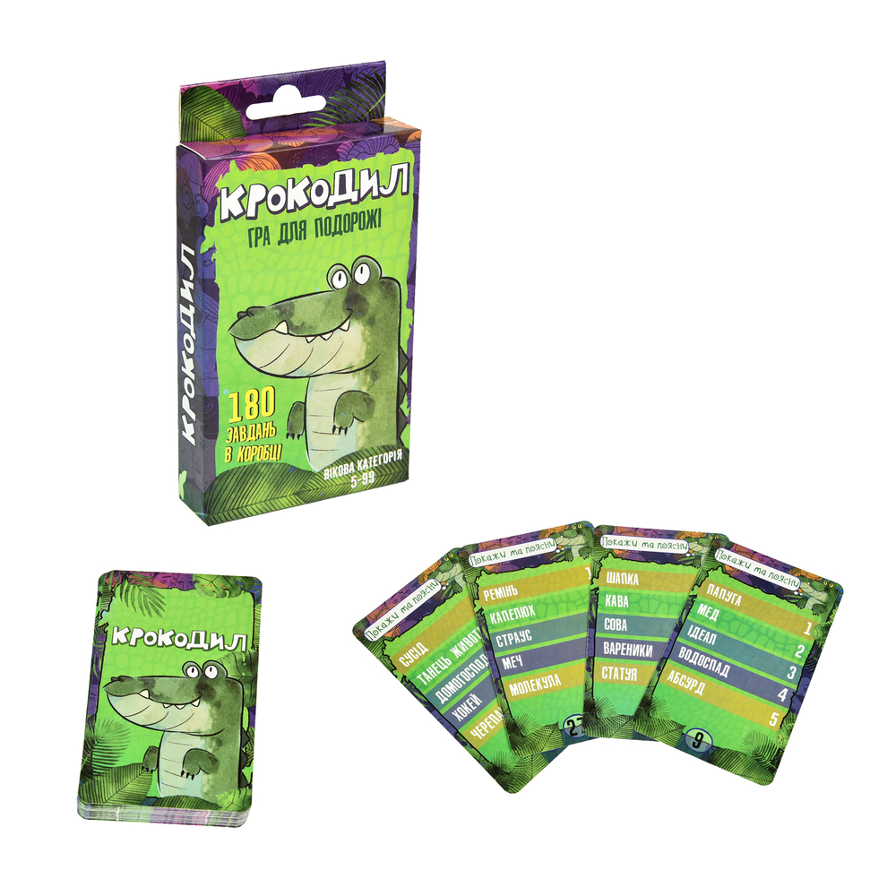 Фото, Видеообзоры настільна гра strateg крокодил українською мовою (30557)