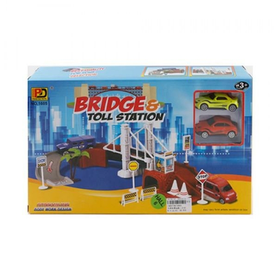 Гараж AF1021 трек на запуску машинка 4 шт в кор