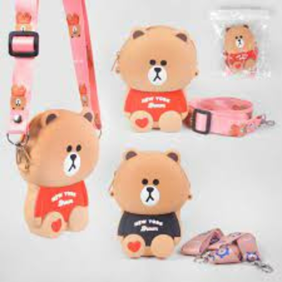 Сумочка С 47577 (400) Ведмедик на змійці кульок