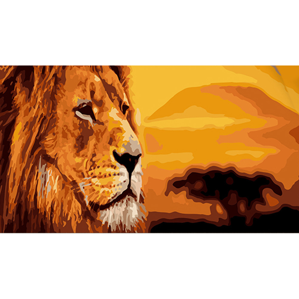 Фото, Відеоогляди картина за номерами strateg савана розміром 50х25 см (ww186)