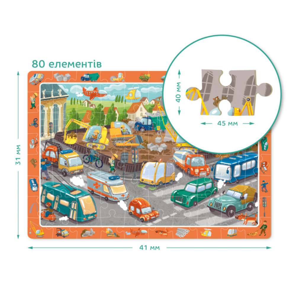 Фото, Видеообзоры пазл обсерваційний dodo обережно на дорозі