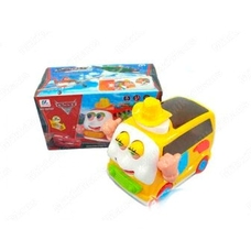Машинка 58544 (72шт) ТЧ, 18см,муз,3Dсвет,ездит,двиг.руками,3цвета,на бат-ке,в кор-ке, 21,5-12-11,5см