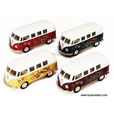 Модель автобус KT5060FW VOLKSWAGEN CLASSICAL BUS (1962) метал.инерц.1:38 кор./96/