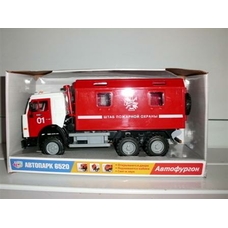 Камаз 9119 B (24шт) инер-й, звук, свет, на бат-ке, в кор-ке, 29-16-11см