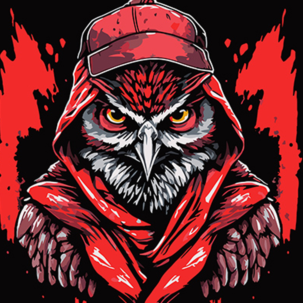 Фото, Видеообзоры картина за номерами strateg преміум детективна сова у графіті стилі на чорному фоні розміром 40х40 см (av4040-51)