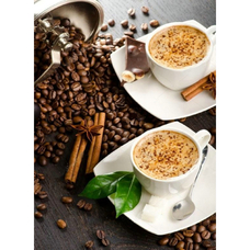 Алмазна мозаїка Strateg ПРЕМІУМ Зустріч на каву без підрамника розміром 50х65 см  (SGK85901)