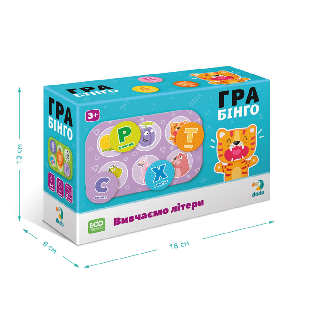 Фото, Видеообзоры настільна гра бінго dodo вивчаємо літери