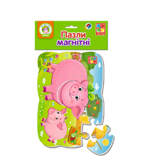 Пазли на магніті А5 "Свинка та порося" VT3205-77