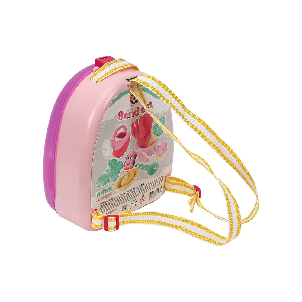 Фото, Відеоогляди набір для гри з піском у рюкзаку, арт.0310