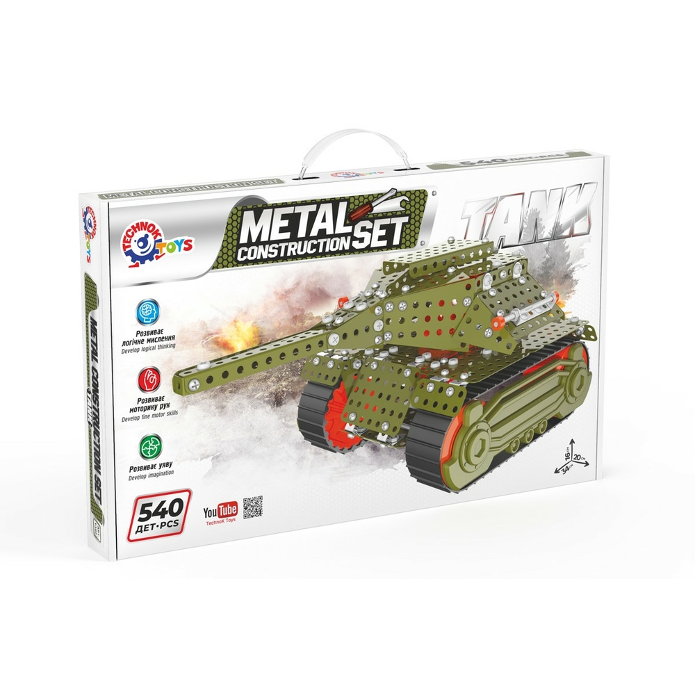Фото, Відеоогляди іграшка «конструктор металевий технок», арт.9307
