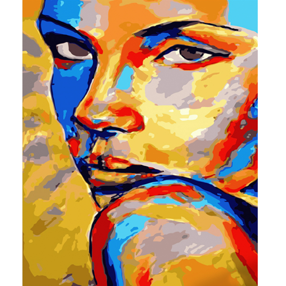 Фото, Відеоогляди картина за номерами strateg преміум плямистий погляд розміром 40х50 см (gs539)