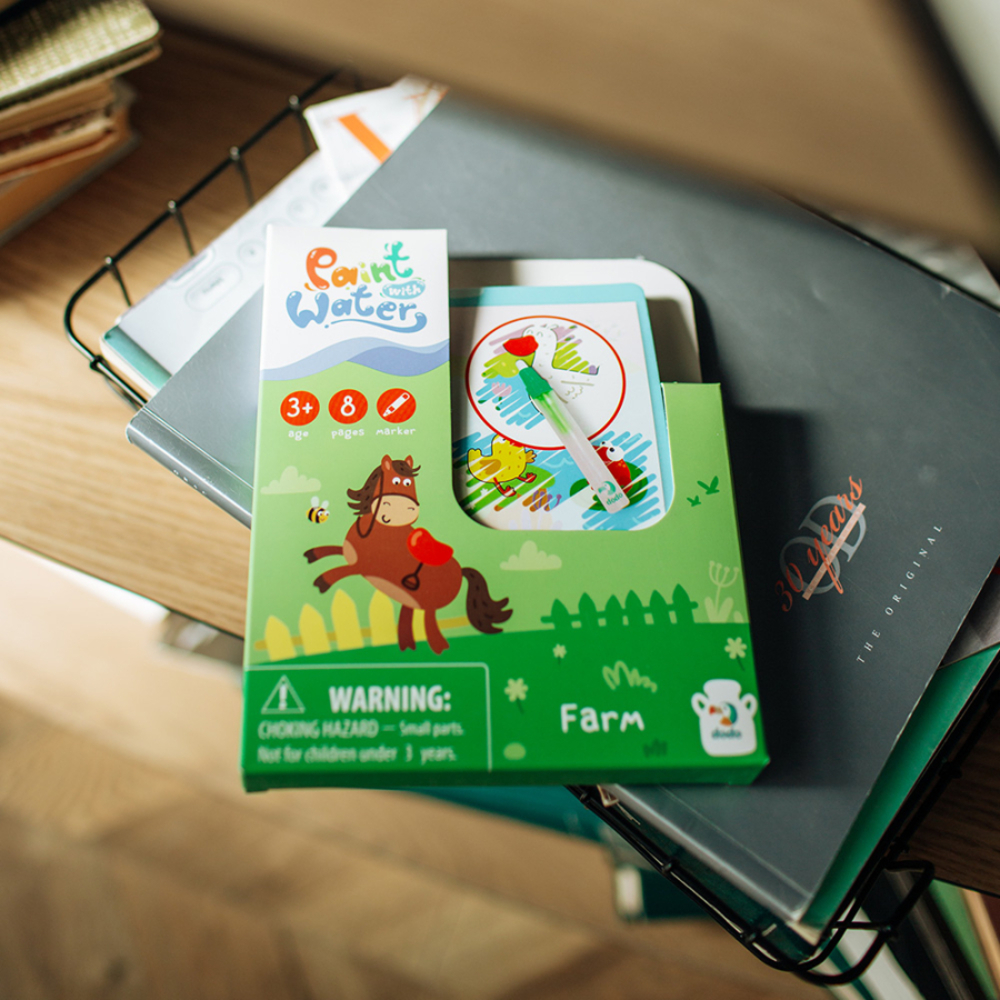 Фото, Видеообзоры набір водних розмальовок dodo ферма