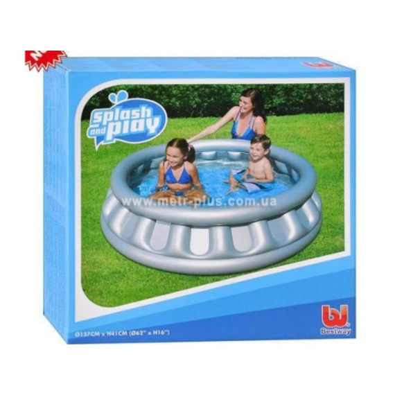 Басейн 51080 (6шт) дитячий, круглий, Космічний корабель, в кор-ке, 157-41см