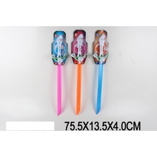 Меч 678 (96шт/2) 3 цвета, в пакете 75,5*13,5*4 см