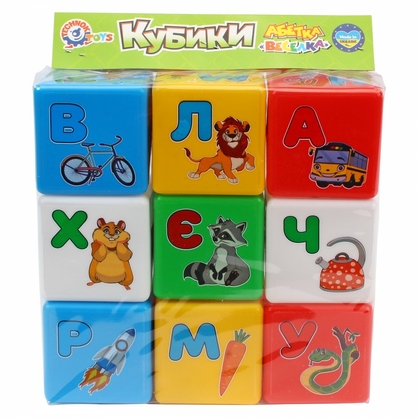 Фото, Відеоогляди іграшка кубики "абетка веселка технок" (укр.), арт.1806