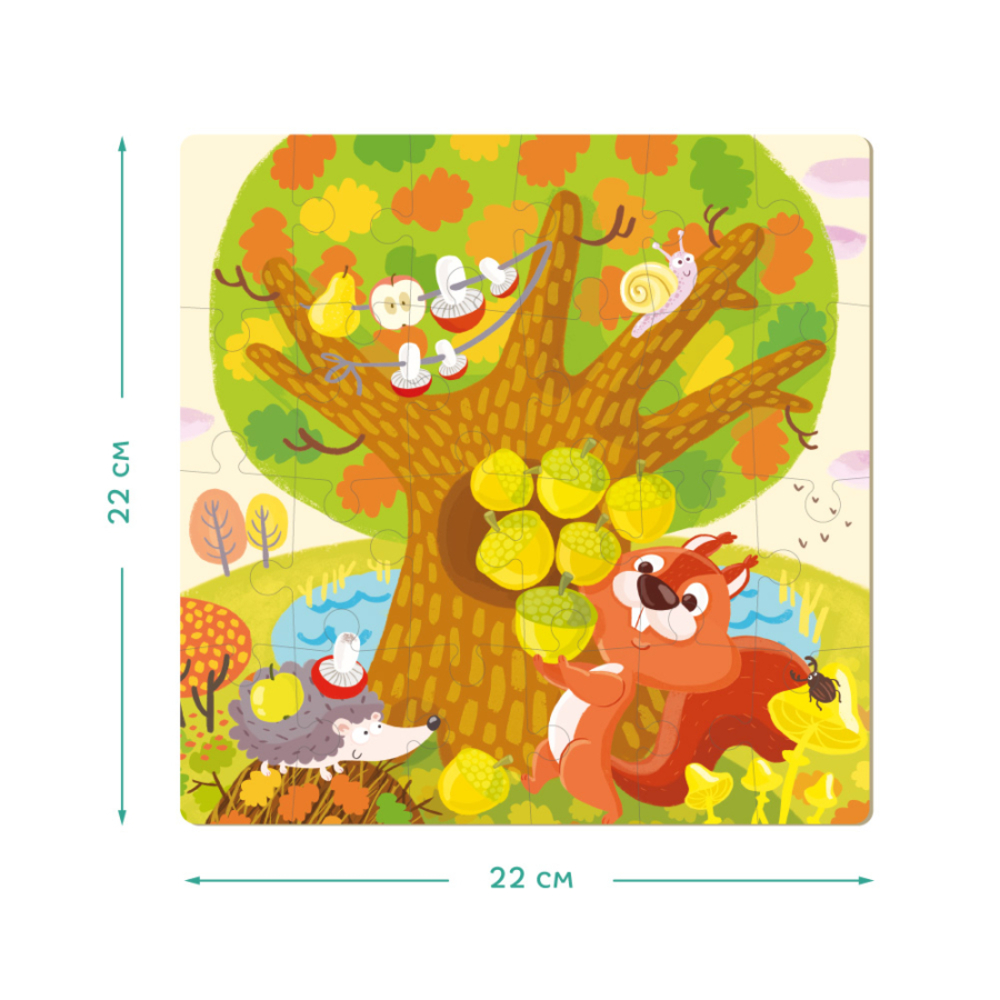 Фото, Видеообзоры набір пазлів 4в1 dodo