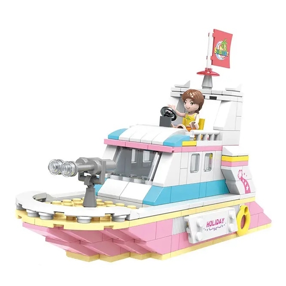 Конструктор Girls 3072 3in1 (пляж/яхта) 351дет
