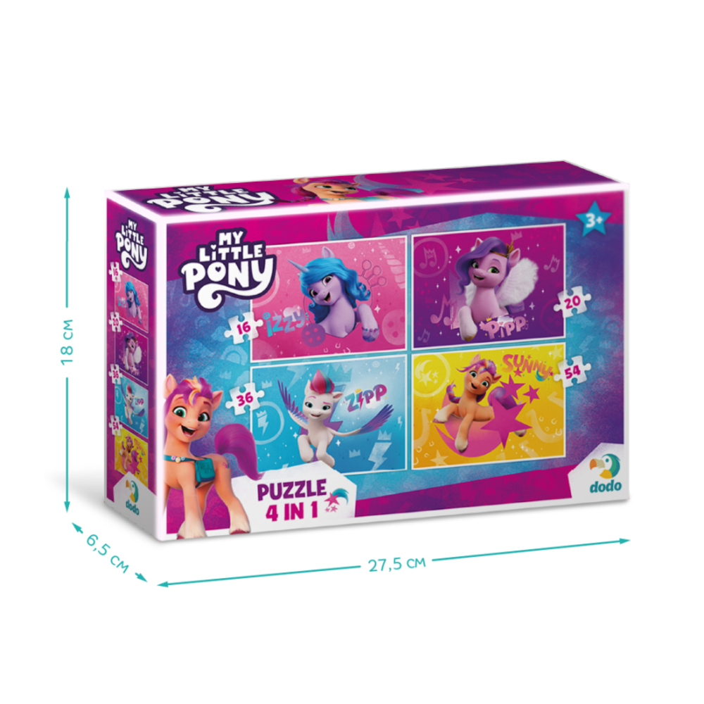 Фото, Видеообзоры пазл 4в1 dodo my little pony чотири подружки