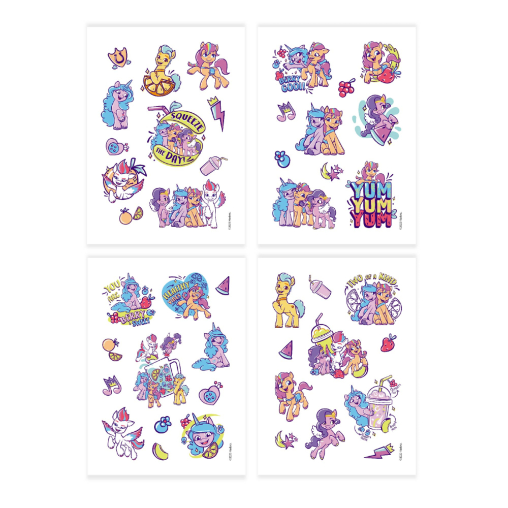 Фото, Видеообзоры набір дитячих тимчасових татуювань dodo my little pony друзі