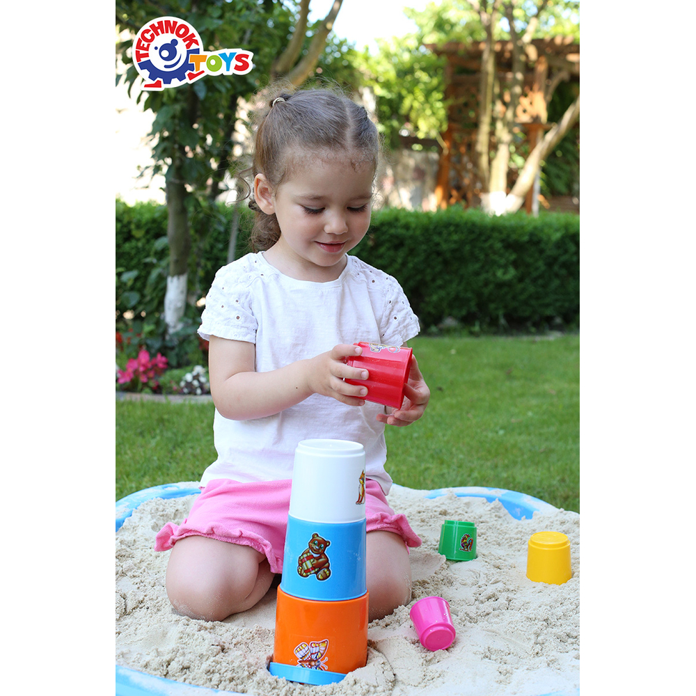 Фото, Видеообзоры іграшка пірамідка "пасочки з відром технок", арт.2049