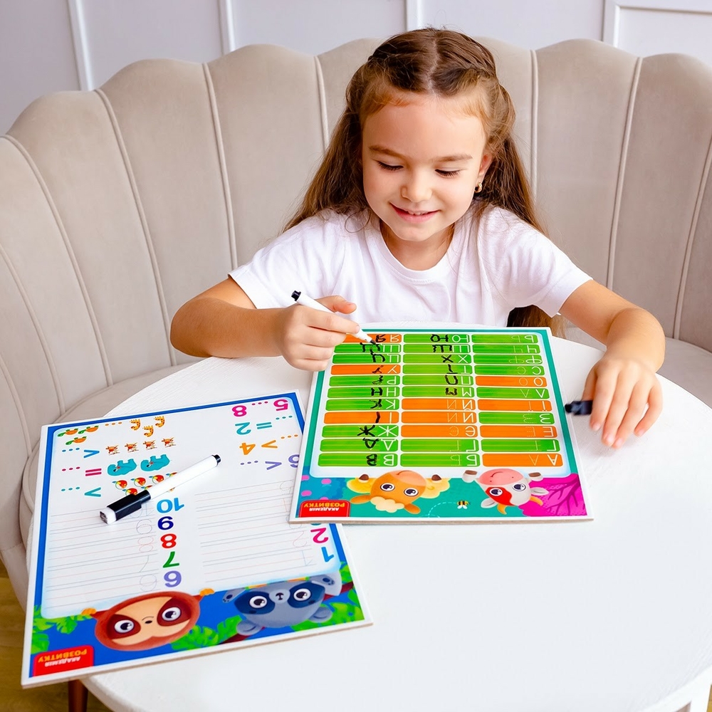 Фото, Видеообзоры дошка-тренажер «абетка» vt5010-25