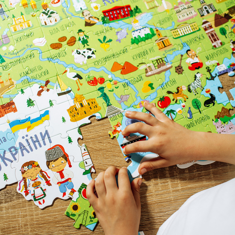 Фото, Відеоогляди пазл dodo мапа україни