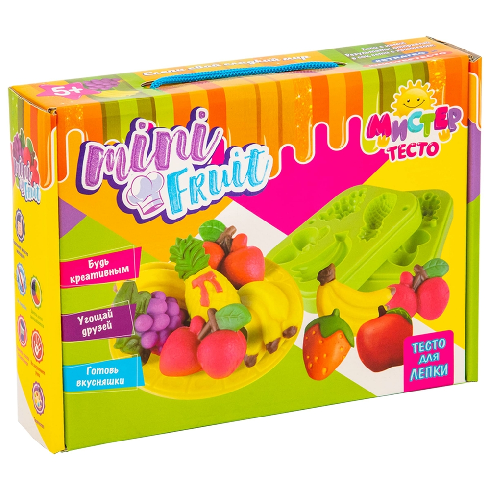 Фото, Видеообзоры набір для творчості strateg містер тісто mini fruit 22 елементів (71201)
