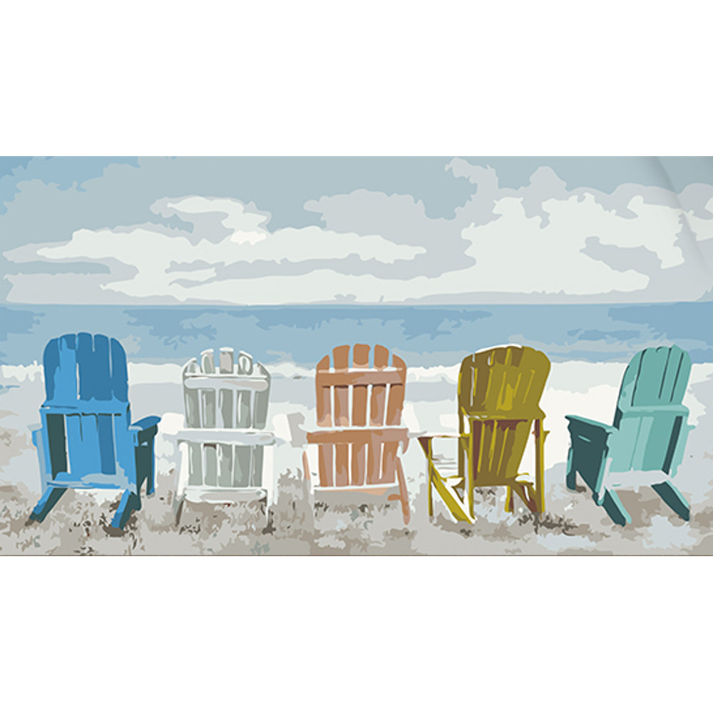 Фото, Відеоогляди картина за номерами strateg місця з видом на море розміром 50х25 см (ww203)