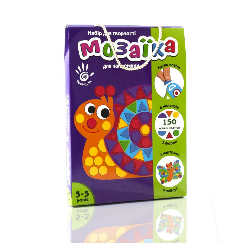 Фото, Видеообзоры набір для творчості м'яка мозаїка фігурна «равлик» vladi toys vt4511-01