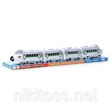 Потяг 588-7 A (24шт) звук, на бат-ке, в слюде, 80-12-11см