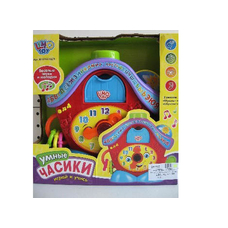 Гра M 0266 I U/R (36шт) Умные часики, обучающие, муз, свет, на бат-ке, в кор-ке, 25-25,5-7см