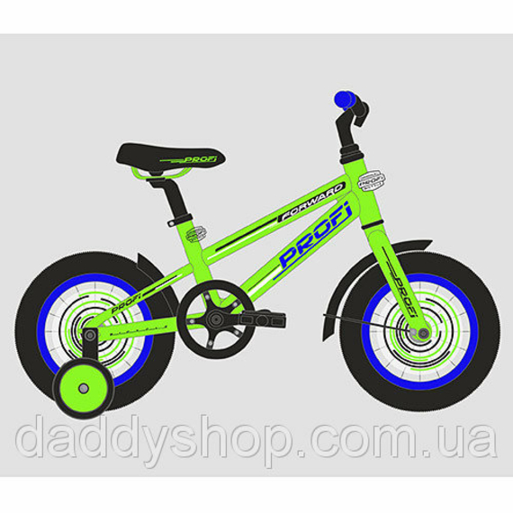 Велосипед дитячий PROF1 18д. T1872 (1шт) Forward,салатовый,звонок,доп.колеса